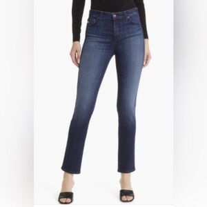 LIKE NEW AG Mari High Waist Ankle Slim Straight Leg Jeans -8 Years Brooklyn Wash